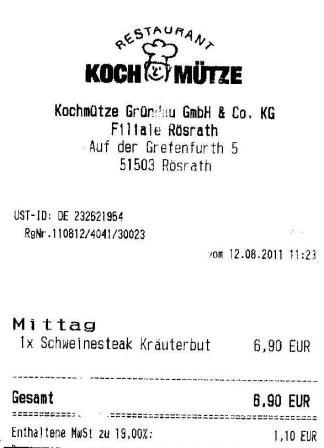 nsmr Hffner Kochmtze Restaurant